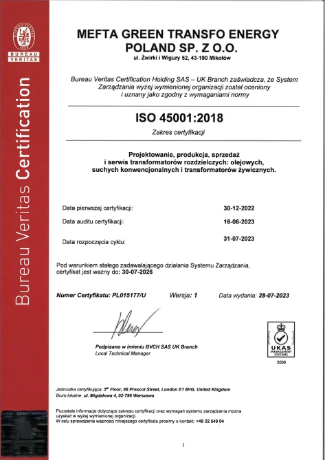 ISO 45001 2018 PL